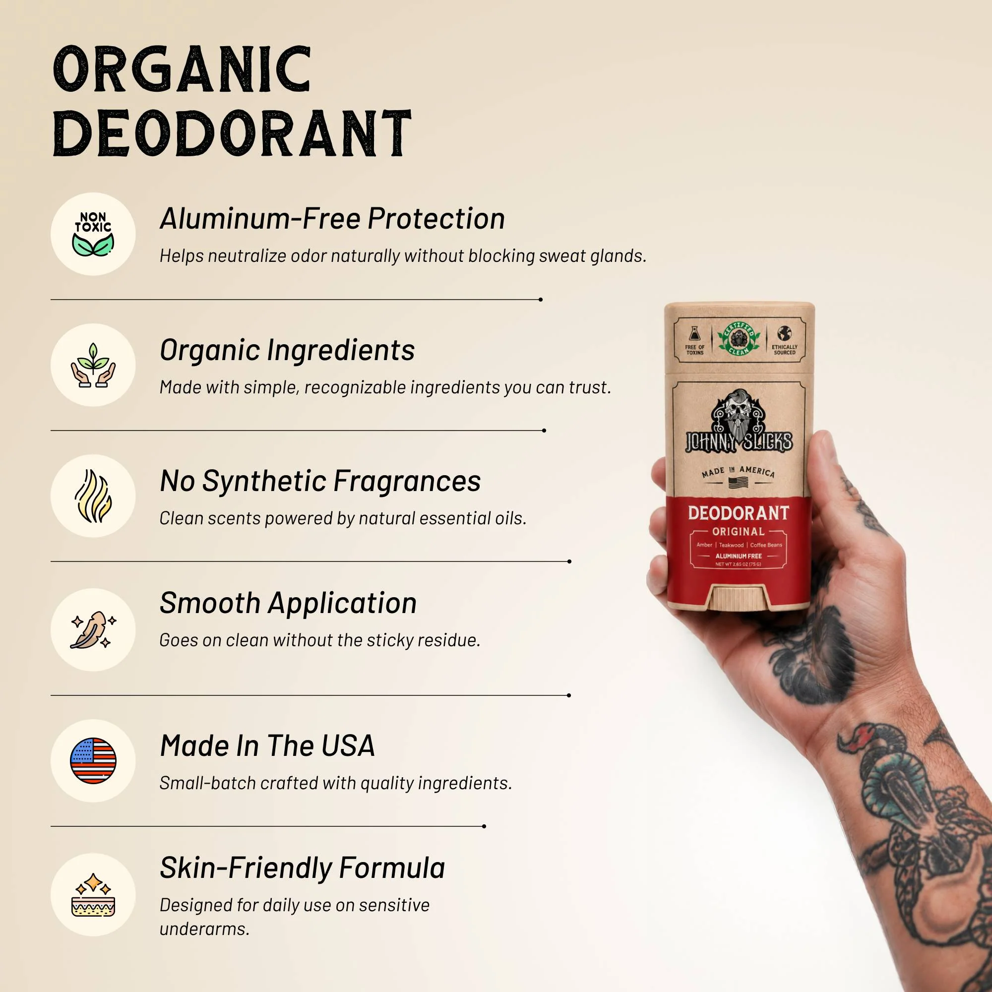 Johnny Slicks Deodorant - Image 6